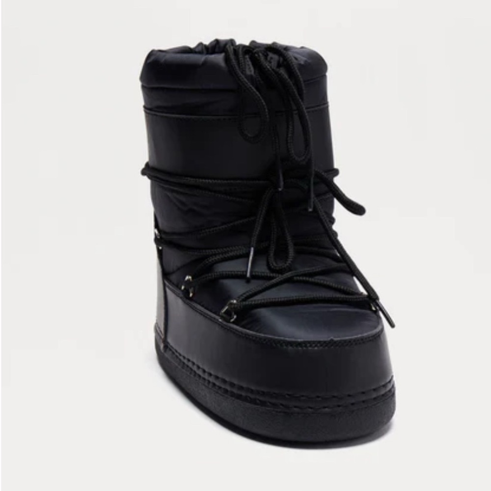 Fashion Nova Black Winter Rain Boots